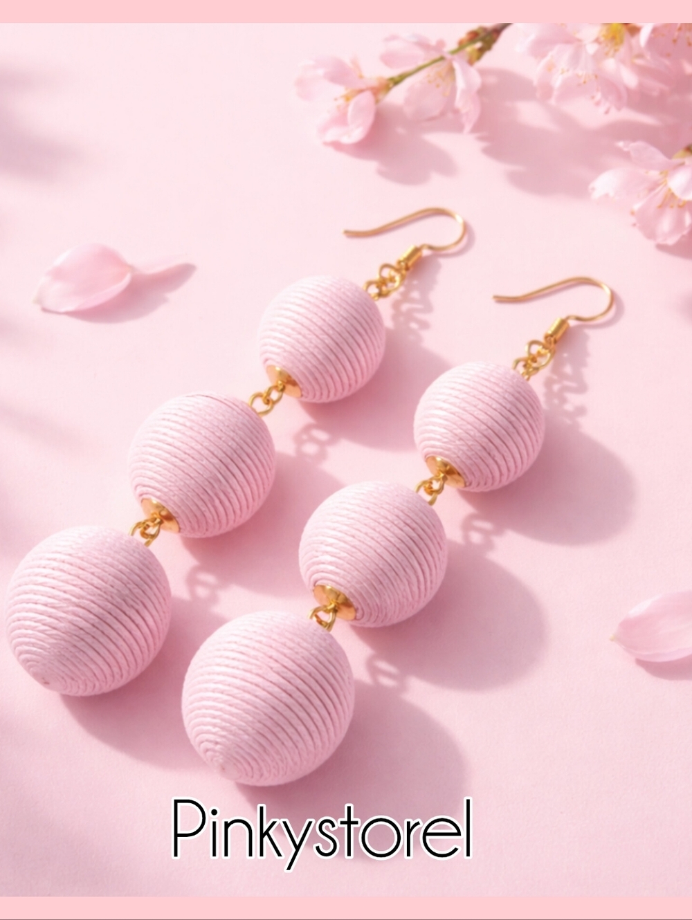 Cotton Ball Earrings